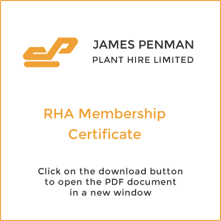 RHA Membership Certificate